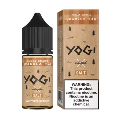 Yogi Salt E-Liquid – Vanilla Tobacco Granola Bar 30ml