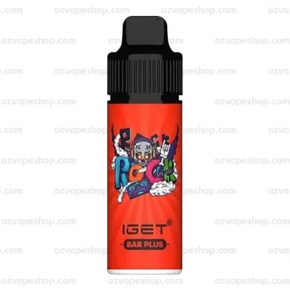 Iget Bar Plus KIT Raspberry Berry - Banana Ice / Blueberry raspberry bubble gum / Cherry pomegranate / Cola Ice / Double Apple / Grape Ice / Melon Ice / Orange grapefruit lemon / Passion fruit kiwi gu