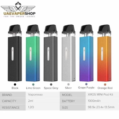 Vaporesso Xros Mini Kit 1000mah UAE Vaper Shop