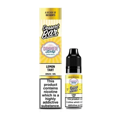DINNER LADY DESSERT BAR LEMON TART 10ML NIC SALT E-LIQUID