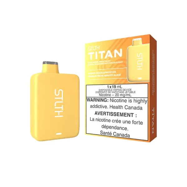 STLTH TITAN Disposable Vape – Mango Peach Apricot Ice