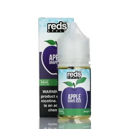 7 Daze Salt Series - Reds Apple Grape Iced- 30ml - 30mg