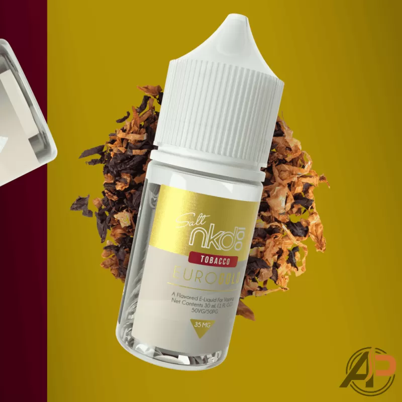 Naked 100 Euro Gold Salt Nicotine E-Liquid 30mL - Salt Nicotine 35mg - 30mL, Salt Nicotine 50mg - 30mL - Image 2