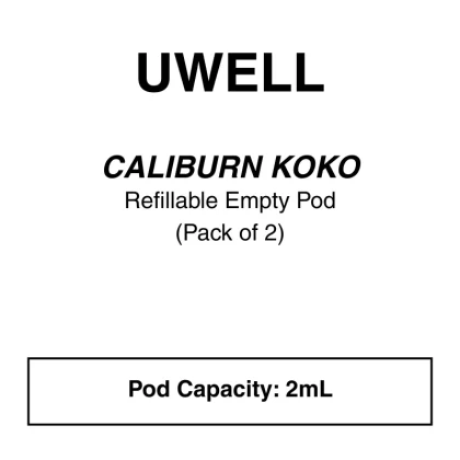 Uwell – Caliburn & KoKo Refillable Cartridge - Vapeys Co Nz