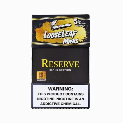LooseLeaf Mini’s Reserve - Product#Reserve~Packaging#8 Packs of 5>Single Pack of 5