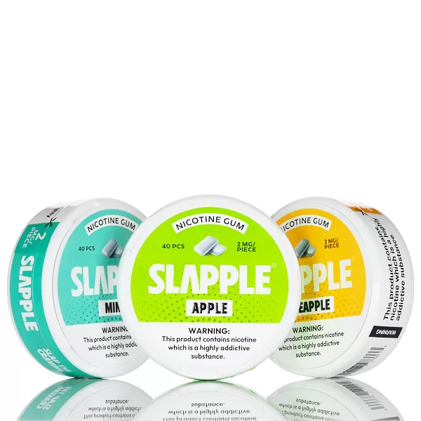 Slapple Nicotine Gum - 40ct - Mint - 4mg