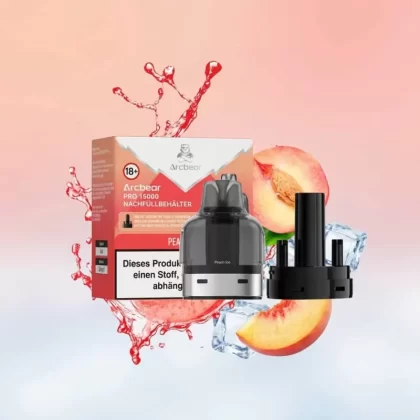 Arcbear Pro 15000 Nachfüllset – Peach Ice 20mg/ml Nikotin