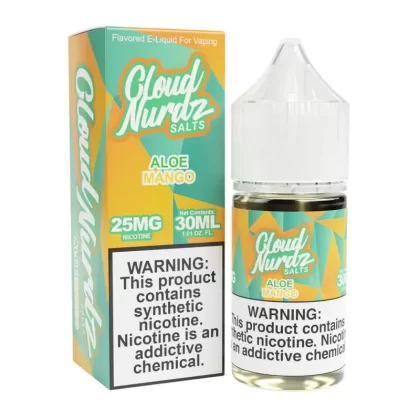 Cloud Nurdz Salts Aloe Mango eJuice - 30mL 50mg