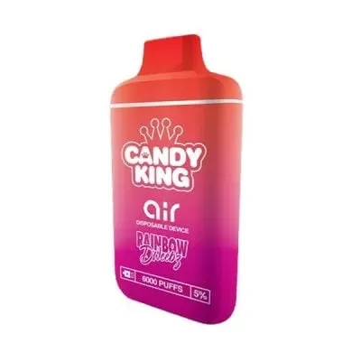 Candy King Air Rainbow Dweebz Disposable Vape 6000 Puffs