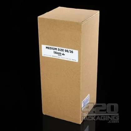 Blaze 98mm x 26mm Pre Rolled Paper Cones 800/Box