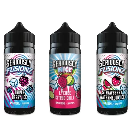 8x Seriously 100ml E Liquids By Doozy – 70VG Shortfill Bundle - Vapestorm Co