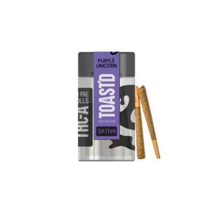 Half Bak’d Purple Unicorn – TOAST’D THC-A Pre-Rolls -Sativa - Ejuicewarehouse