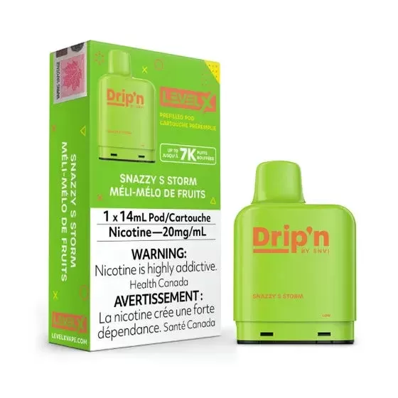 DRIP’N LEVEL X PODS – SNAZZY S STORM