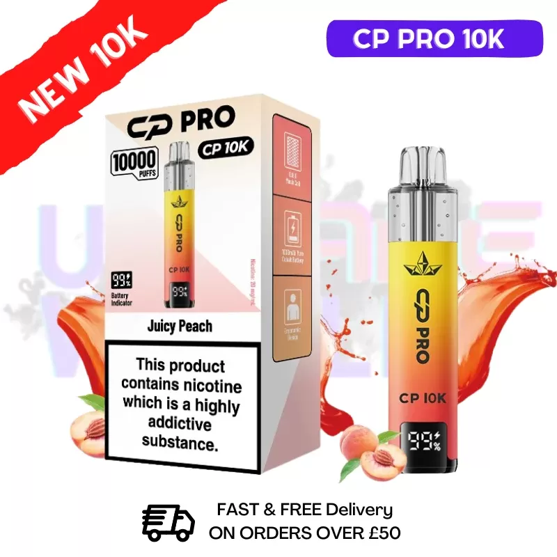 Juicy Peach CP Pro 10K Puff Pod Kit