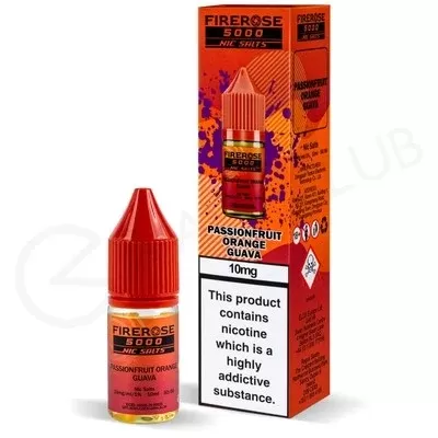 Passionfruit Orange Guava Nic Salt E-Liquid by Elux Firerose