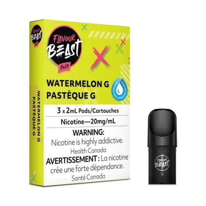 WATERMELON G – FLAVOUR BEAST PODS