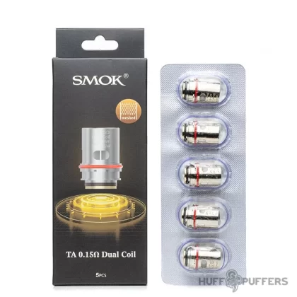 Smok TA Coils - 0.15 ohm Dual Coil (40-60W), 0.2 ohm 2in1 Single Mesh (50-70W) (D49468)
