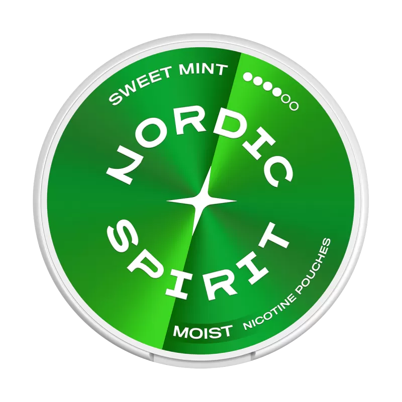 Sweet Mint Nordic Spirit Nicotine Pouches - 9mg - Vape Product - Image 3