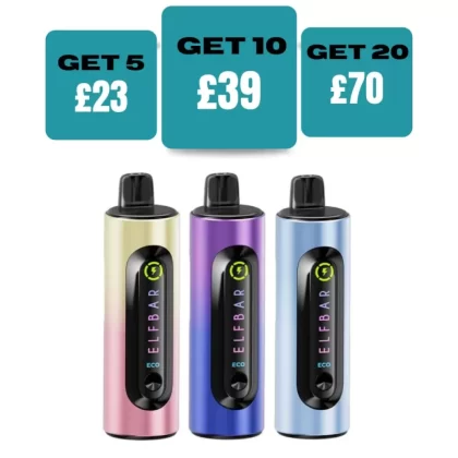 Elf Bar 4-in-1 3200 Prefilled Pod Kit - £7.99 or 3 for £23 - Pink Edition