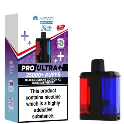 Hayati Pro Ultra Plus 25K Prefilled Pod - BLUE RAZZ GB