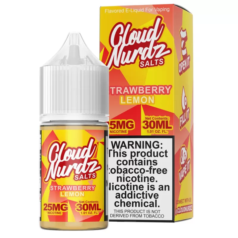 Cloud Nurdz TFN Salt Premium E-Liquid 30ml - ICED Pineapple Mango / 50mg - Image 2