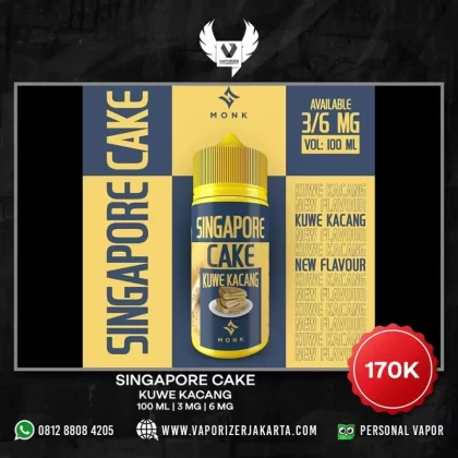 SINGAPORE CAKE KUWE KACANG 100 ML - 3 mg / 6 mg / 100 ml