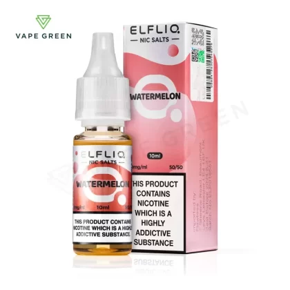 Watermelon Nic Salt E-Liquid by Elf Bar Elfliq - Eliquidsupply