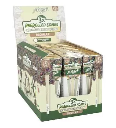 Purize Pre-Rolled Cones Regular – Charcoal Filter Cones (BOX 90 pcs)