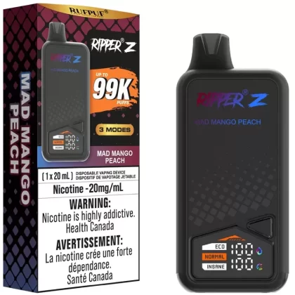 RUFPUF RIPPER Z 99K Disposable Vape – Mad Mango Peach