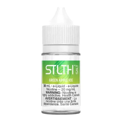 STLTH Salt Nic E-Liquid – Green Apple Ice 30ml