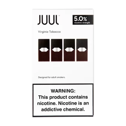 Virginia Tobacco JUUL Pods - Nicotine#30mg>50mg~Size#Single>8 Pack (83AB70)