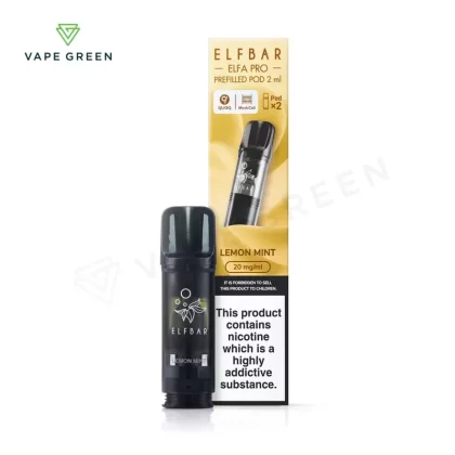 Lemon Mint Prefilled Pods by Elf Bar Elfa Pro