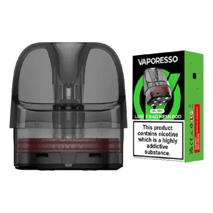 Vaporesso Luxe X Pods - Resistance#0.3Ω (5ml)>0.4Ω (5ml)>0.6Ω (5ml)>0.8Ω (5ml)>0.3Ω (2ml)>0.4Ω (2ml)>0.6Ω (2ml)>0.8Ω (2ml)