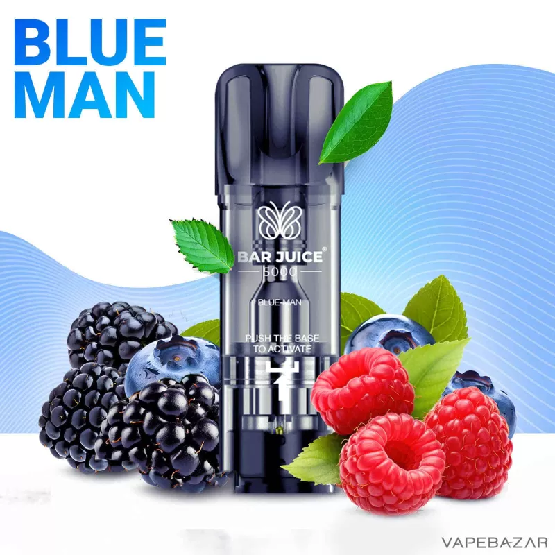 Bar Juice Prefilled Pod – Blue Man (2er Pack) - Bar Juice 5000 / 2ml