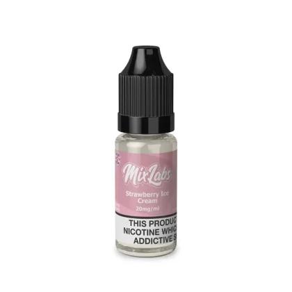 Strawberry Ice Cream 10ml By Mix Labs Nic Salt