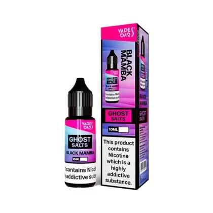 Vapes Bars Ghost Salts Black Mamba E Liquid 10ml - Nicotine Strength#20mg>10mg