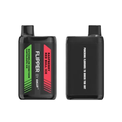 Watermelon Honeydew Cantaloupe Ice + Raspberry Red Bull Ice – Flipper 12000 puffs By Slugger - Vapebazaar Pk