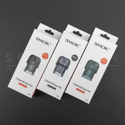 SMOK Novo 2S Clear Replacement Pods – 3 Pack