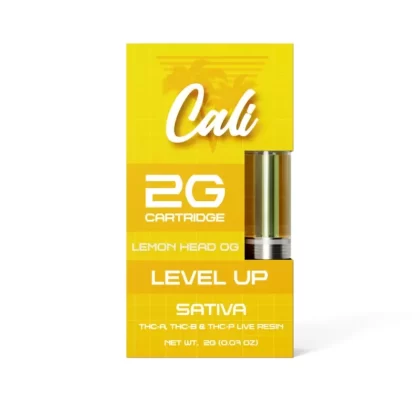 Cali Extrax Lemon Head OG THC-A Cartridge – 2000mg - Option#Cartidge + E420 Battery (35% off)>Single Cart