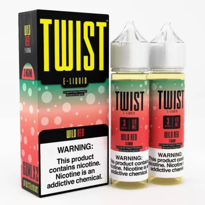 Twist e-Liquids Wild Red eJuice - 120mL (2x60mL); Vape Product, Vape Product; Twist eLiquids