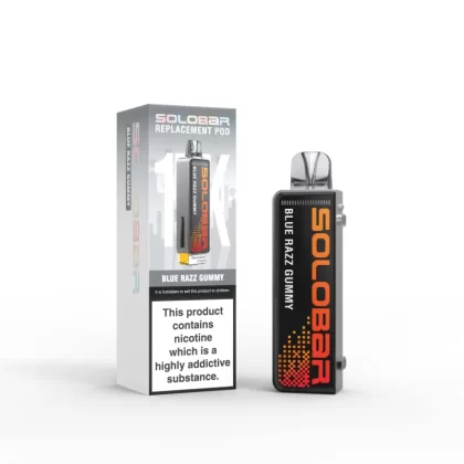 Solobar Boost 15K Prefilled Pods - Blue Razz Ice Pop