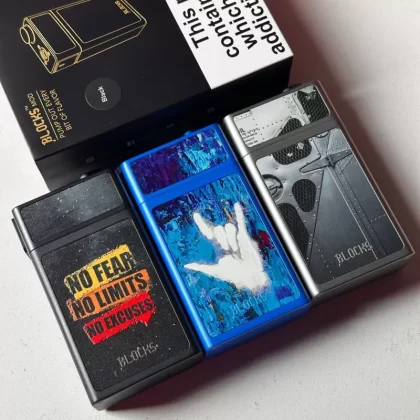 Uwell Blocks Squonk Mod - Black / Complete Set RDA w/bf pin
