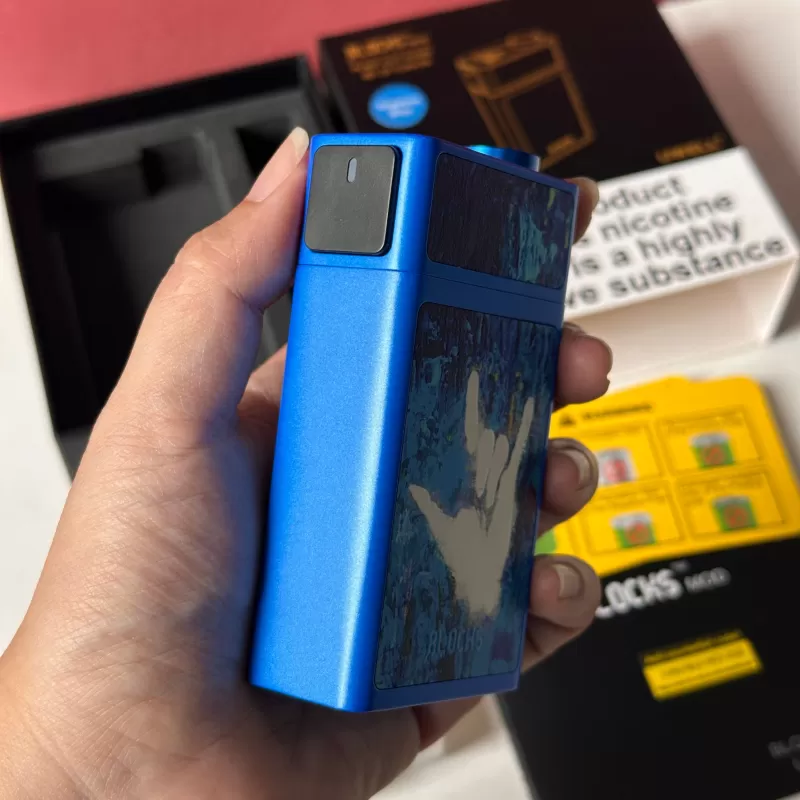 Uwell Blocks Squonk Mod - Black / Complete Set RDA w/bf pin - Image 3