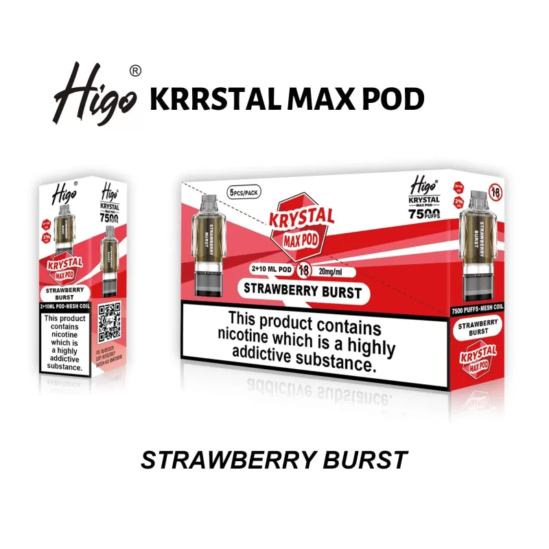 Higo Krystal Max 7500 Prefilled Pods - Box of 10 - Banana Ice - Image 3