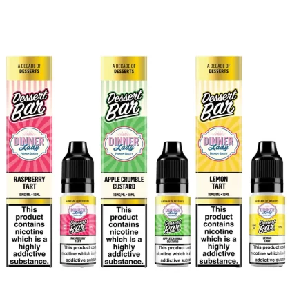 Dinner Lady - Desserts Bar Salts 10ml (10mg) - Salted Caramel Waffle
