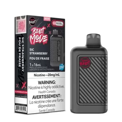 FLAVOUR BEAST BEAST MODE 8000 – SIC STRAWBERRY ICED