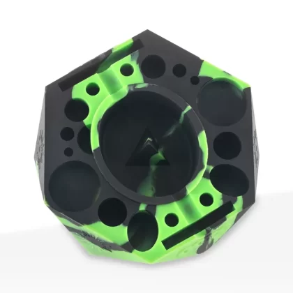 OOZE® | Silicone Banger Ashtray | Black & Green
