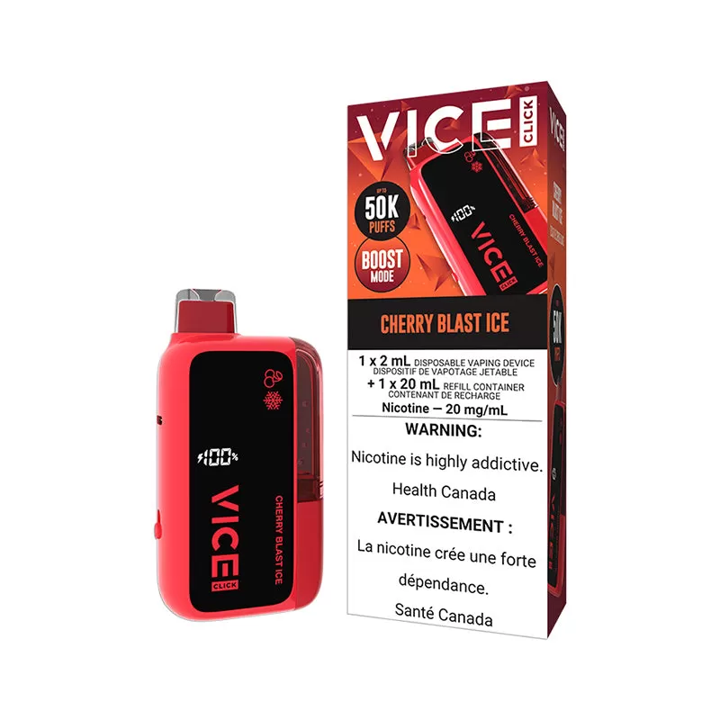 VICE CLICK 50K Disposable Vape - Banana Ice / 20MG - Image 3