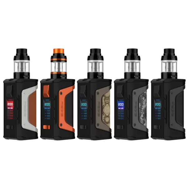 Geekvape Aegis Legend 200W TC Kit with Aero Mesh Tank (4ML) - Black & Orange