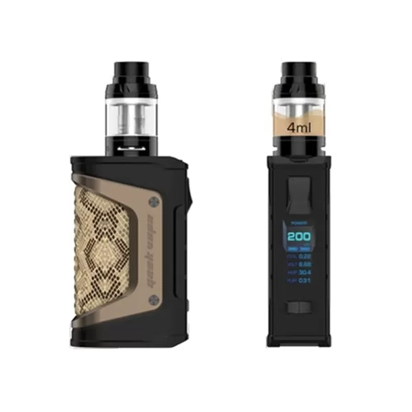 Geekvape Aegis Legend 200W TC Kit with Aero Mesh Tank (4ML) - Black & Orange - Image 2